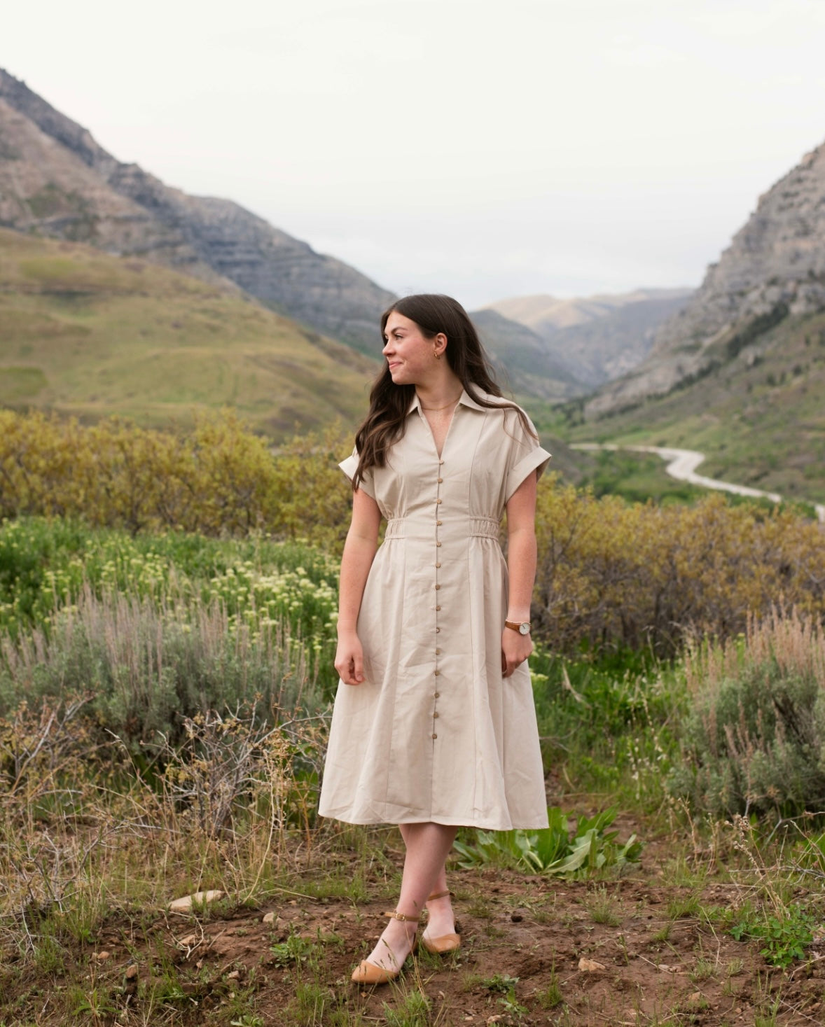 Kathryn Linen Dress