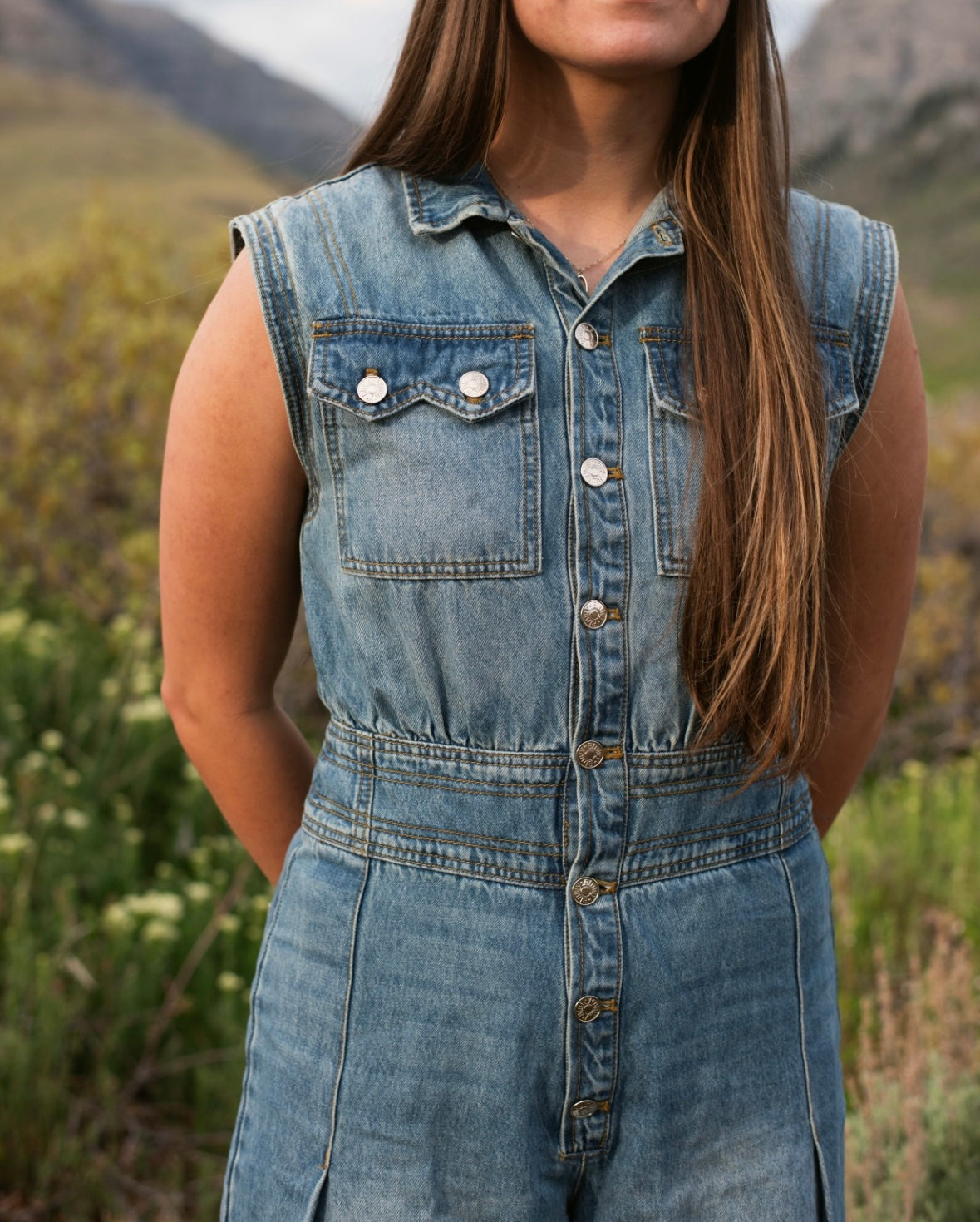 Jenny Denim Jumpsuit