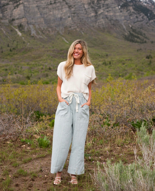 Beach Wide-Leg Pants