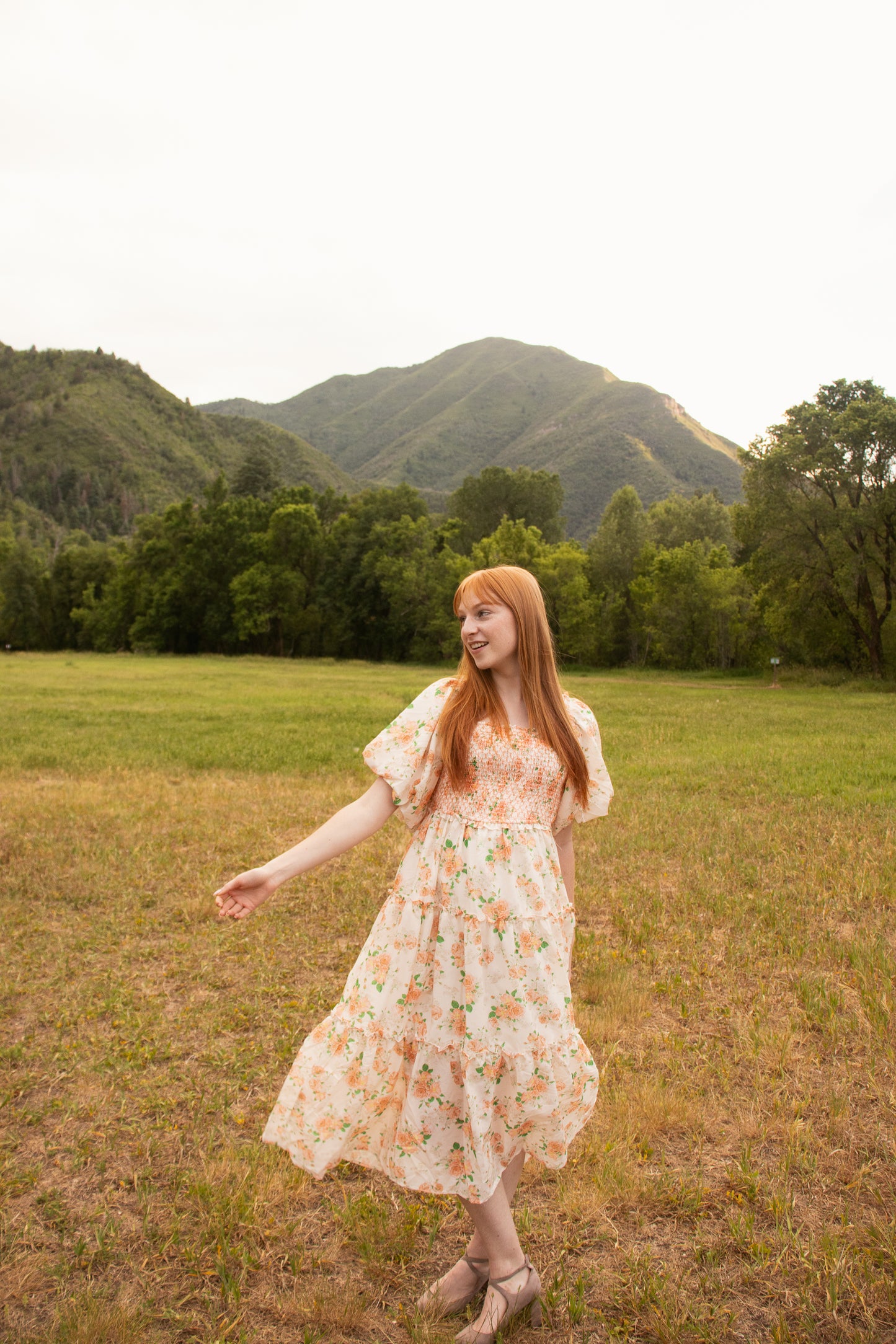 Peach Blossom Dress