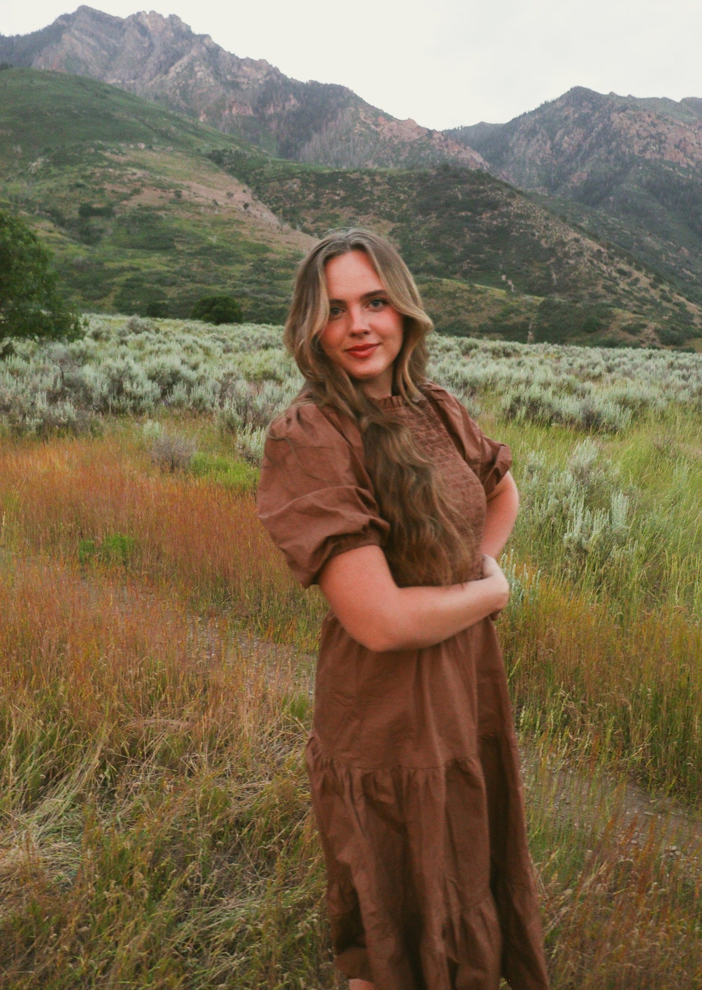 Amber Puff Sleeve Dress