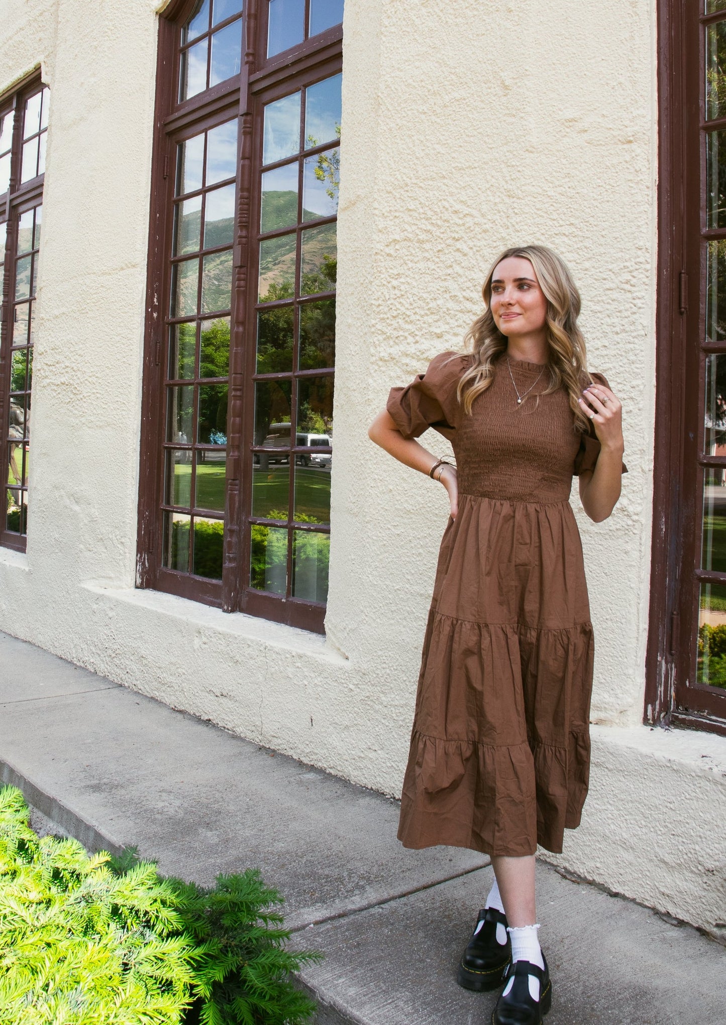 Amber Puff Sleeve Dress