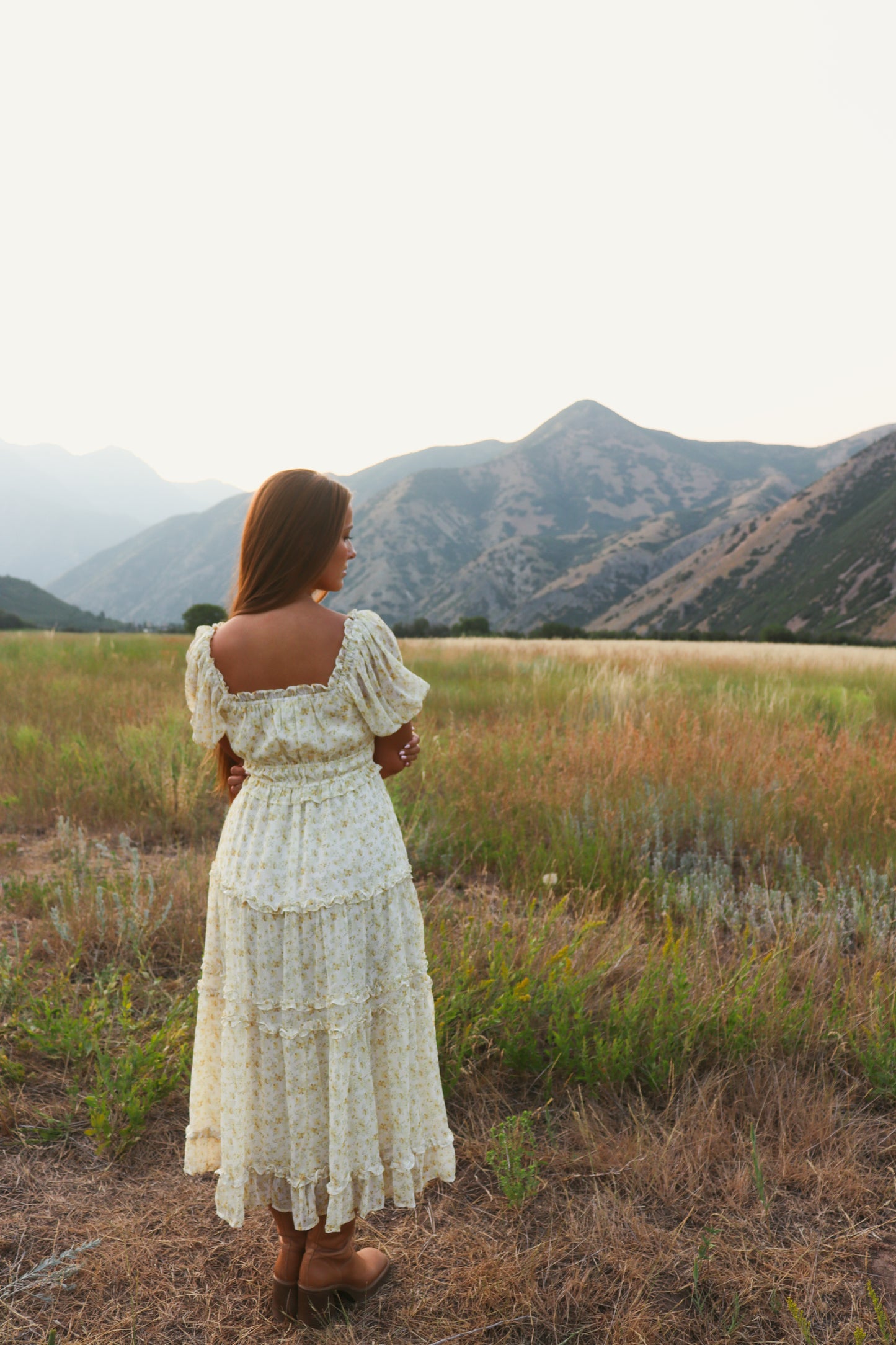 Leila Floral Sheer Dress